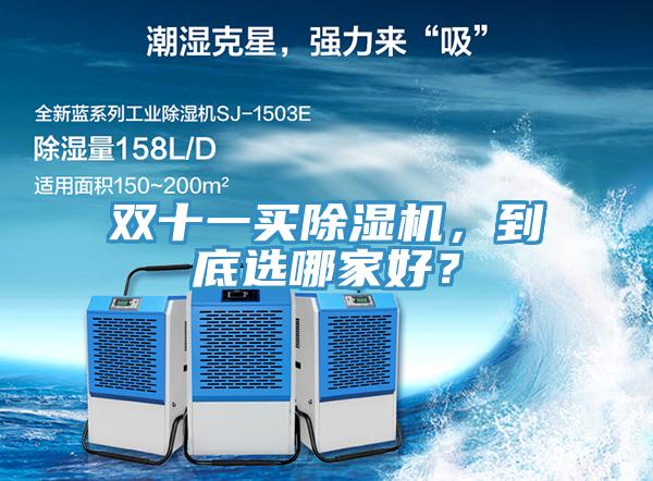 双十一买除湿机，到底选哪家好？