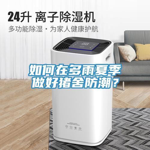 如何在多雨夏季做好猪舍防潮？