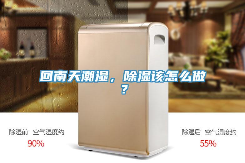 回南天潮湿，除湿该怎么做？