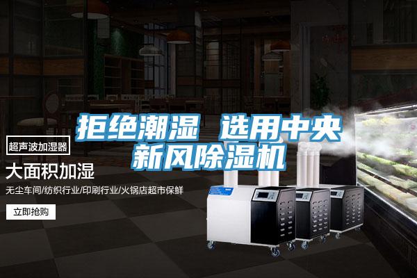 拒绝潮湿 选用中央新风除湿机