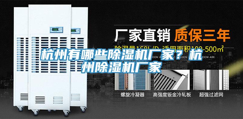 杭州有哪些除湿机厂家？杭州除湿机厂家