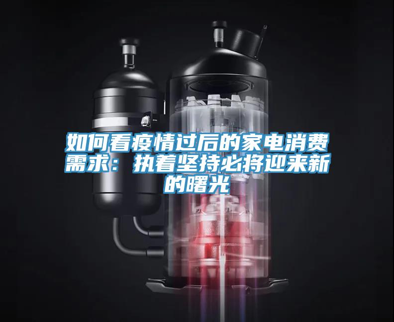 如何看疫情过后的家电消费需求:执着坚持必将迎来新的曙光