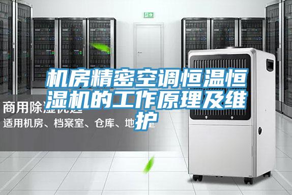 机房精密空调恒温恒湿机的工作原理及维护