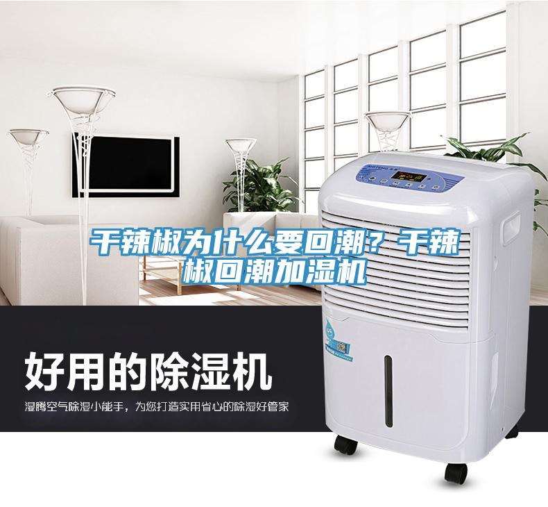 干辣椒为什么要回潮？干辣椒回潮加湿机