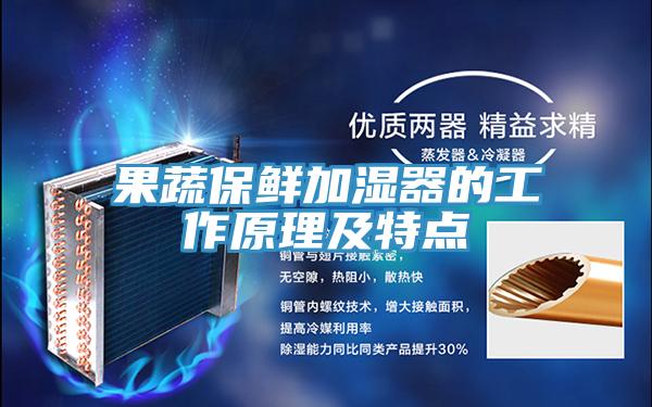 果蔬保鲜加湿器的工作原理及特点