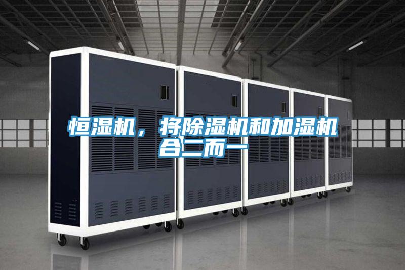 恒湿机，将除湿机和加湿机合二而一