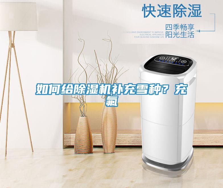 如何给除湿机补充雪种？充氟