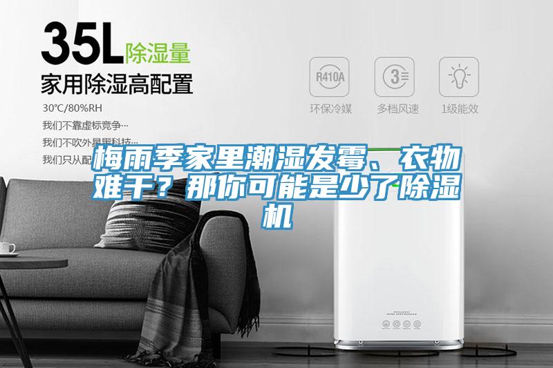 梅雨季家里潮湿发霉、衣物难干？那你可能是少了除湿机