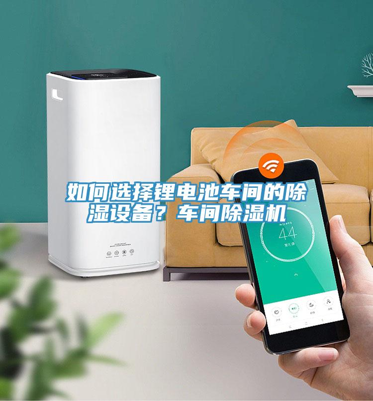 如何选择锂电池车间的除湿设备？车间除湿机