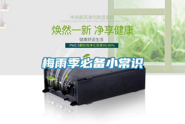 梅雨季必备小常识
