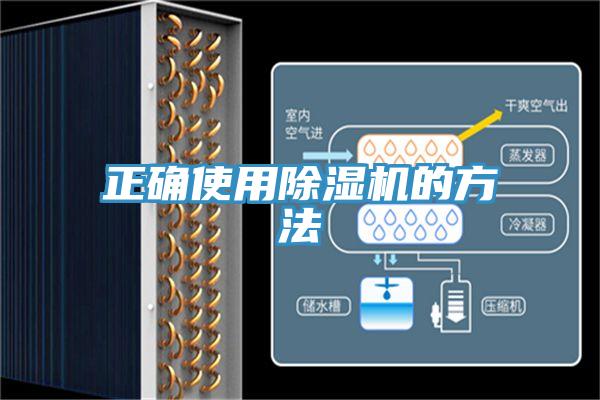 正确使用除湿机的方法