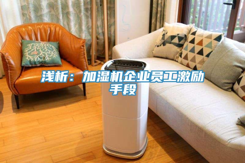 浅析：加湿机企业员工激励手段