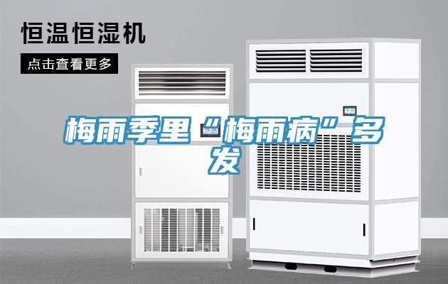 梅雨季里“梅雨病”多发