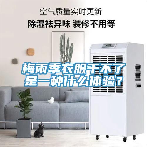梅雨季衣服干不了是一种什么体验？