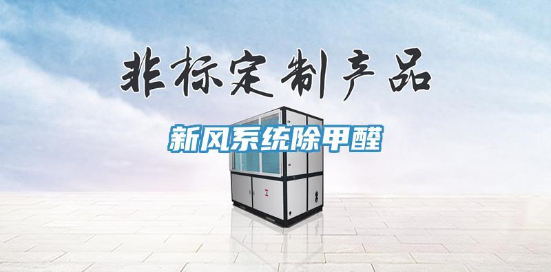 新风系统除甲醛