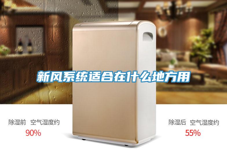 新风系统适合在什么地方用
