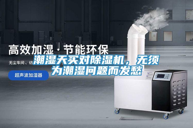 潮湿天买对除湿机，无须为潮湿问题而发愁