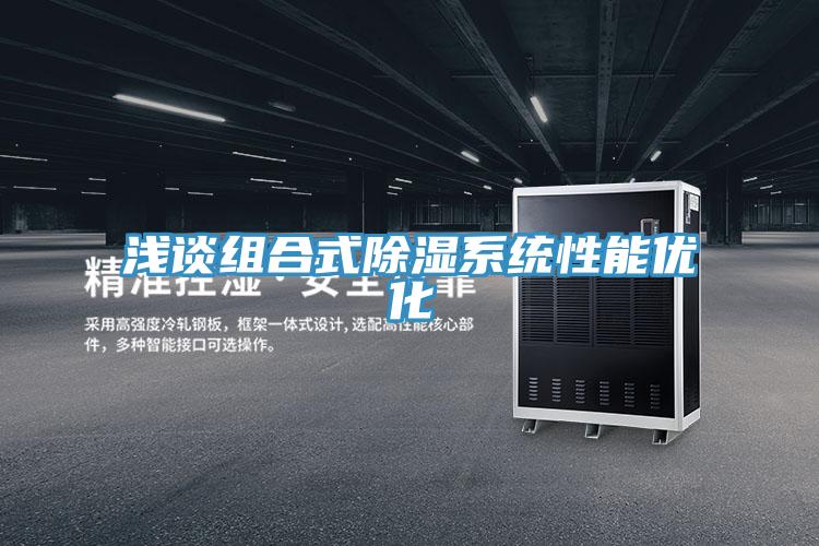 浅谈组合式除湿系统性能优化