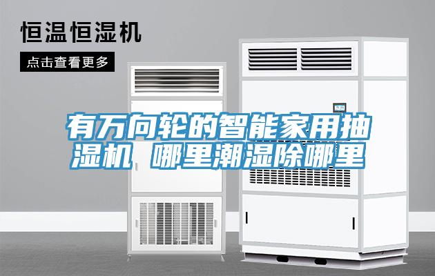 有万向轮的智能家用抽湿机 哪里潮湿除哪里