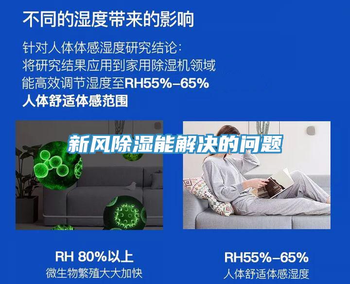 新风除湿能解决的问题