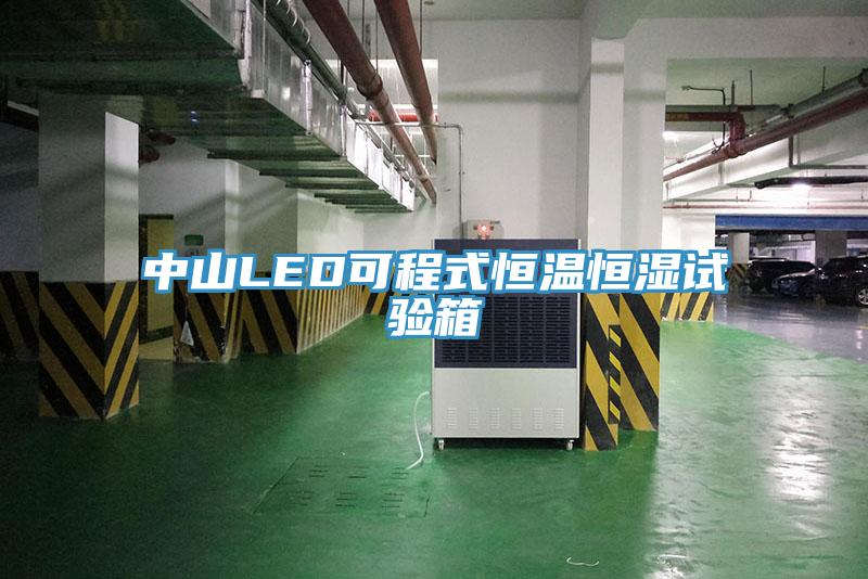 中山LED可程式恒温恒湿试验箱