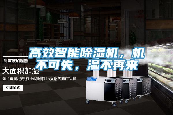 高效智能除湿机，机不可失，湿不再来
