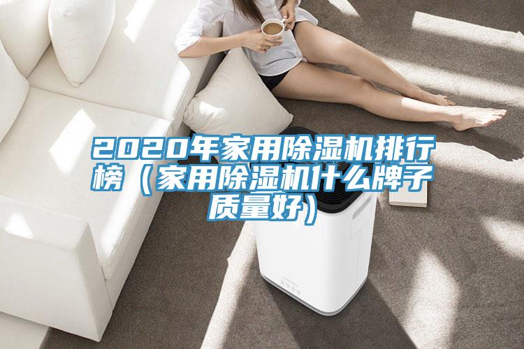 2020年家用除湿机排行榜（家用除湿机什么牌子质量好）