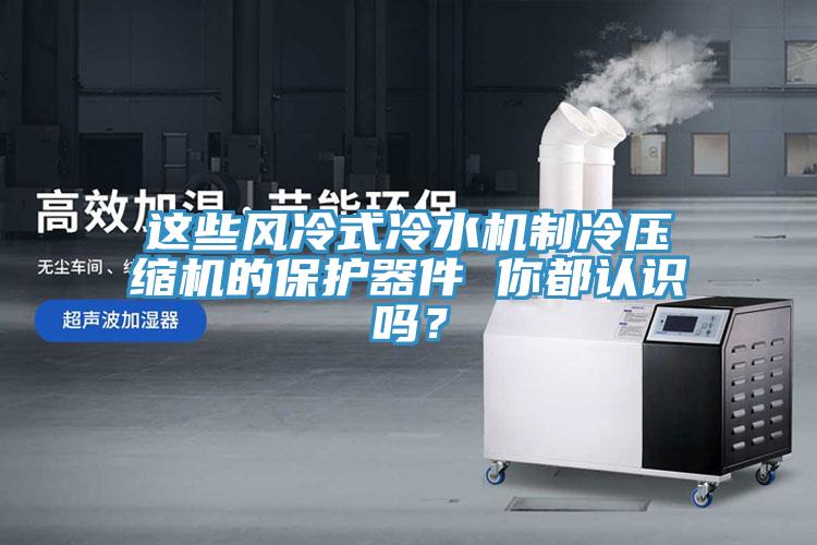这些风冷式冷水机制冷压缩机的保护器件 你都认识吗？