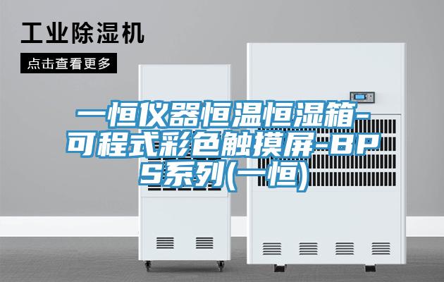 一恒仪器恒温恒湿箱-可程式彩色触摸屏-BPS系列(一恒)