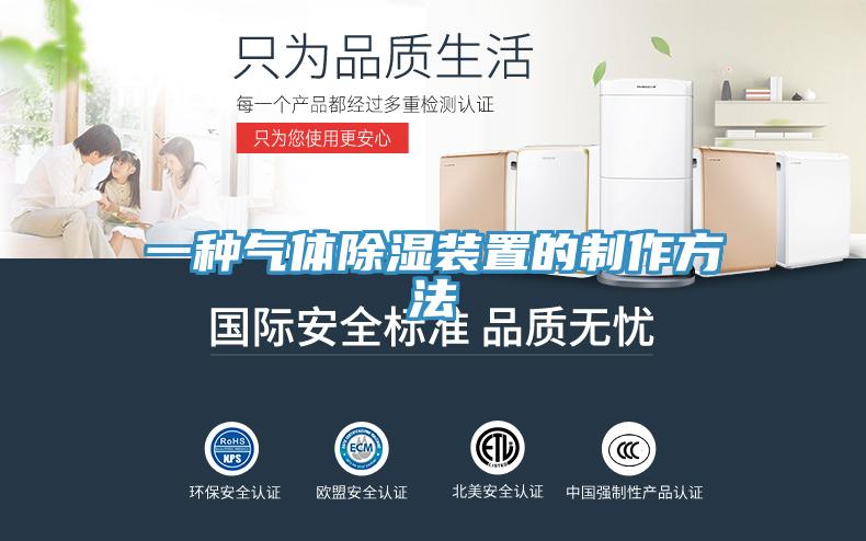 一种气体除湿装置的制作方法