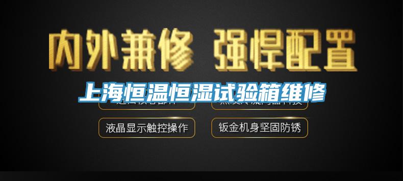 上海恒温恒湿试验箱维修