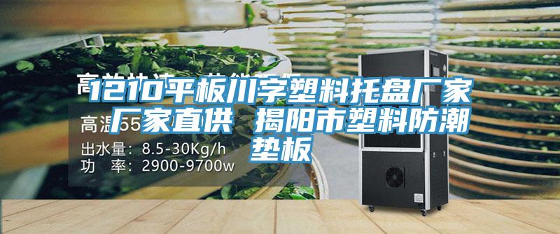 1210平板川字塑料托盘厂家 厂家直供 揭阳市塑料防潮垫板