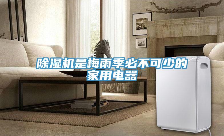 除湿机是梅雨季必不可少的家用电器
