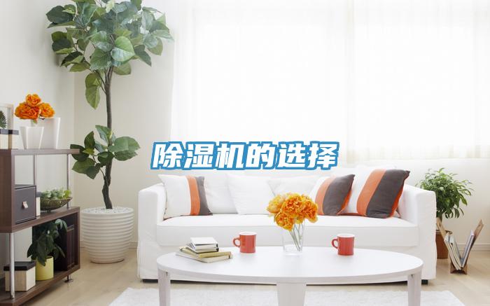 除湿机的选择