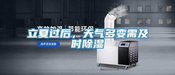 立夏过后,天气多变需及时除湿
