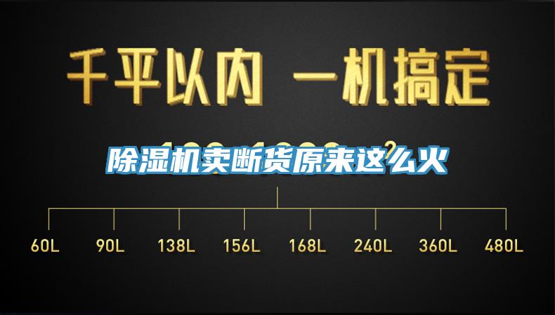 除湿机卖断货原来这么火