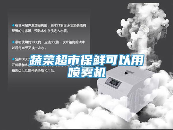 蔬菜超市保鲜可以用喷雾机