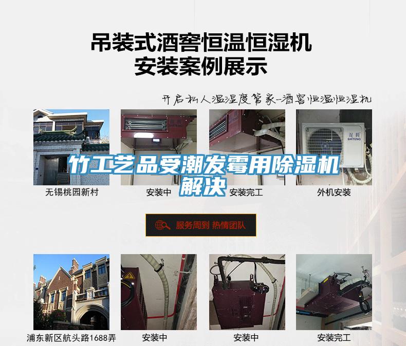 竹工艺品受潮发霉用除湿机解决