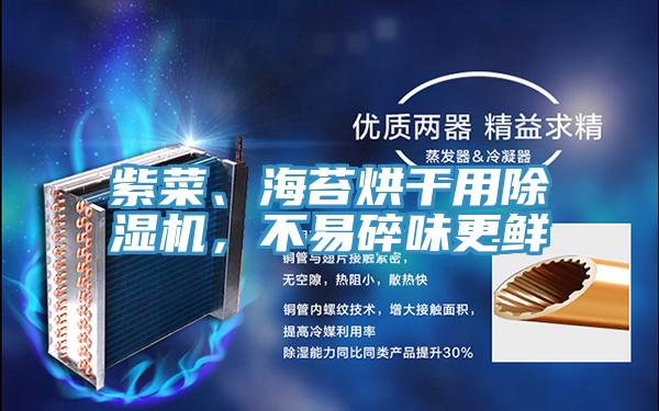 紫菜、海苔烘干用除湿机，不易碎味更鲜