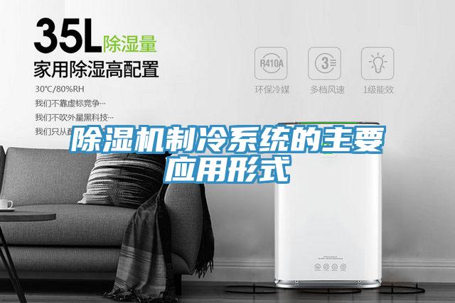 除湿机制冷系统的主要应用形式