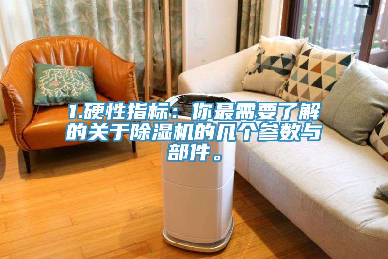 1.硬性指标：你最需要了解的关于除湿机的几个参数与部件。