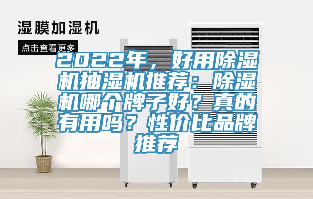 2022年，好用除湿机抽湿机推荐：除湿机哪个牌子好？真的有用吗？性价比品牌推荐