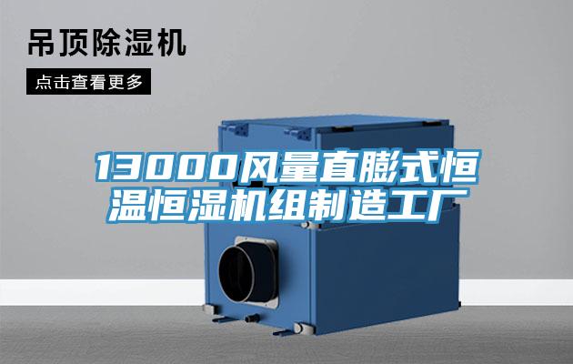 13000风量直膨式恒温恒湿机组制造工厂