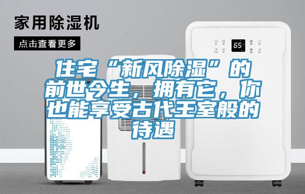 住宅“新风除湿”的前世今生，拥有它，你也能享受古代王室般的待遇