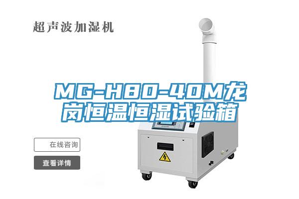 MG-H80-40M龙岗恒温恒湿试验箱
