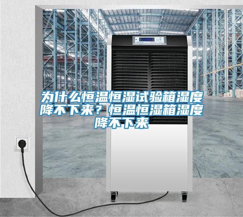 为什么恒温恒湿试验箱湿度降不下来？恒温恒湿箱湿度降不下来
