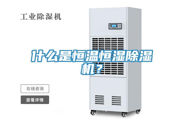 什么是恒温恒湿除湿机？