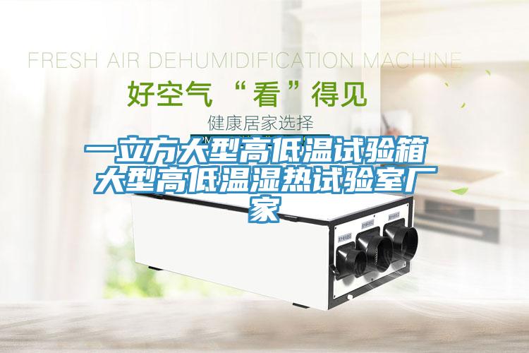 一立方大型高低温试验箱 大型高低温湿热试验室厂家