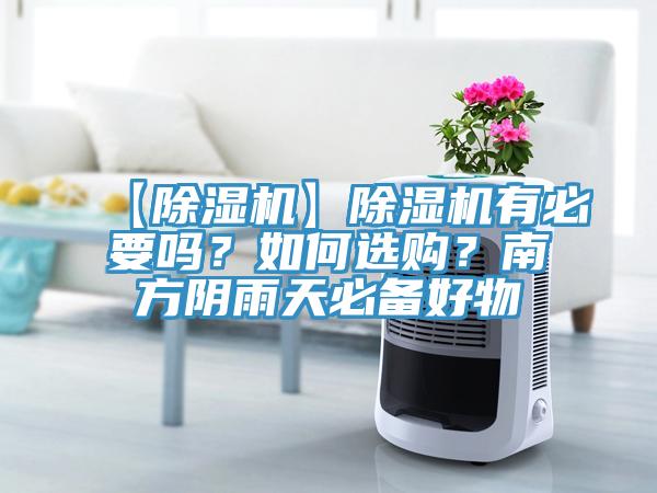【除湿机】除湿机有必要吗？如何选购？南方阴雨天必备好物
