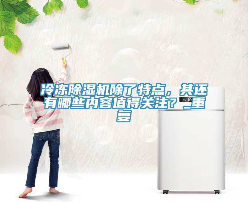 冷冻除湿机除了特点，其还有哪些内容值得关注？_重复